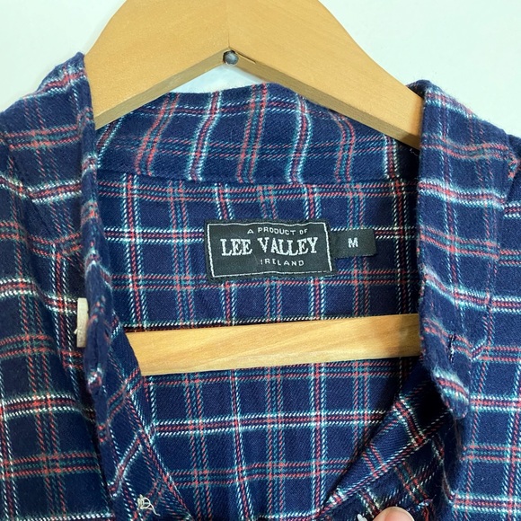 NWT Lee Valley Ireland Plaid Nightshirt Medium - Picture 2 of 5